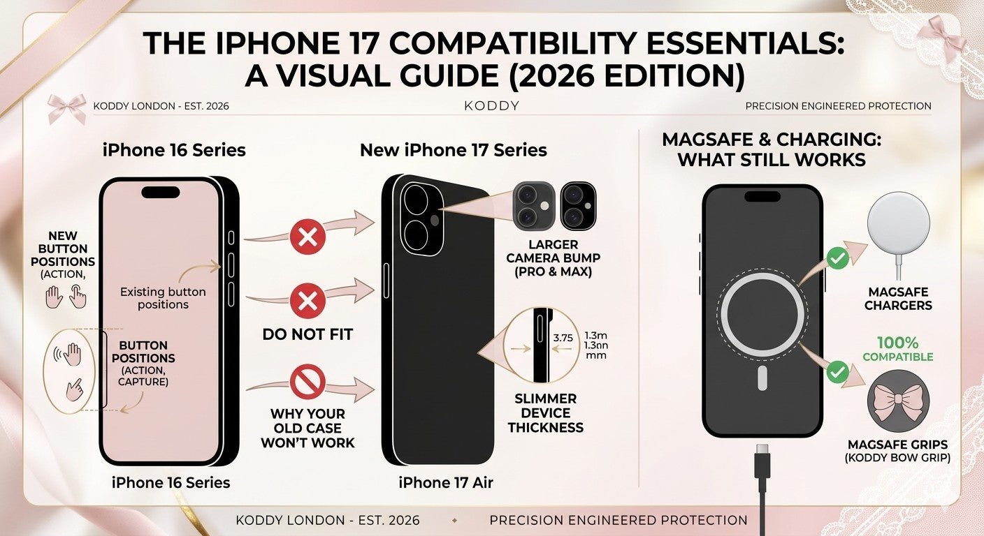 iPhone 17 Compatibility Guide: Will Your iPhone 15 or 16 Case Fit the New Model? - KODDY