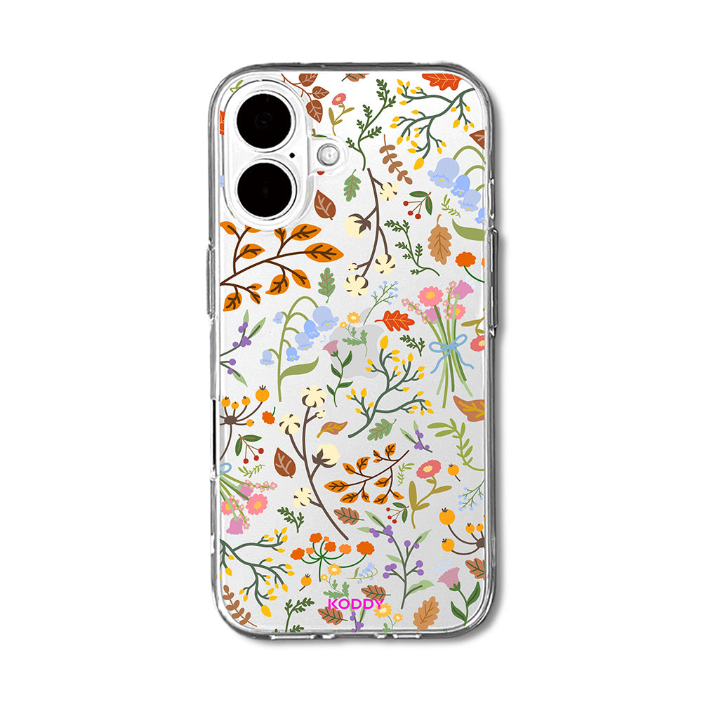 Stylish Autumn Flowers Phone Case