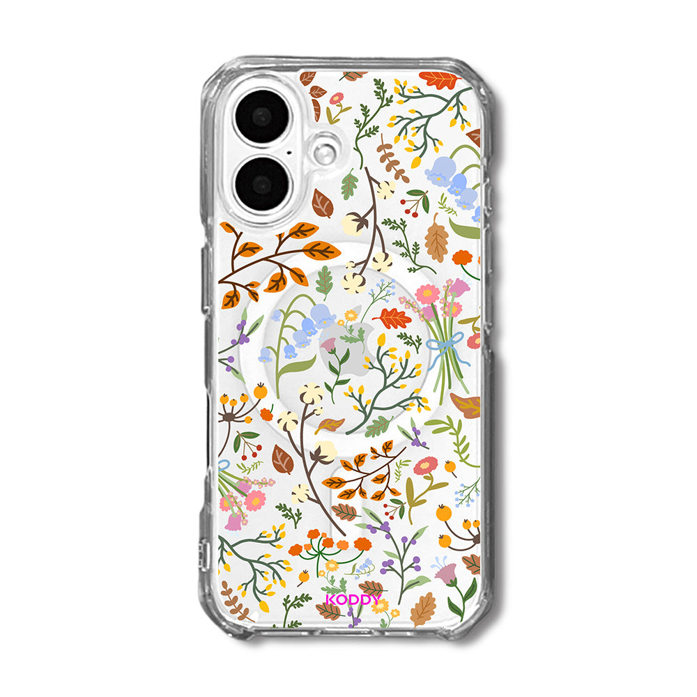 Stylish Autumn Flowers Phone Case