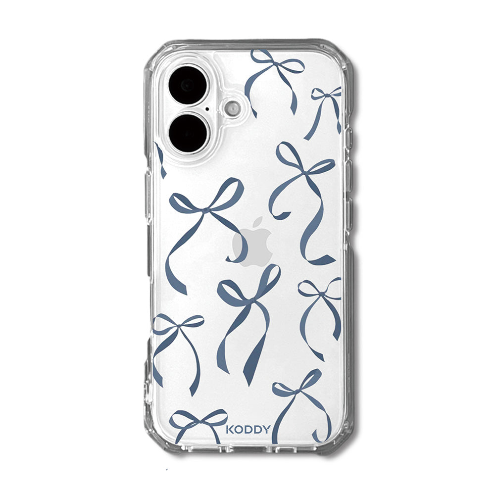 Petite Navy Ribbon Bows Phone Case-KODDY