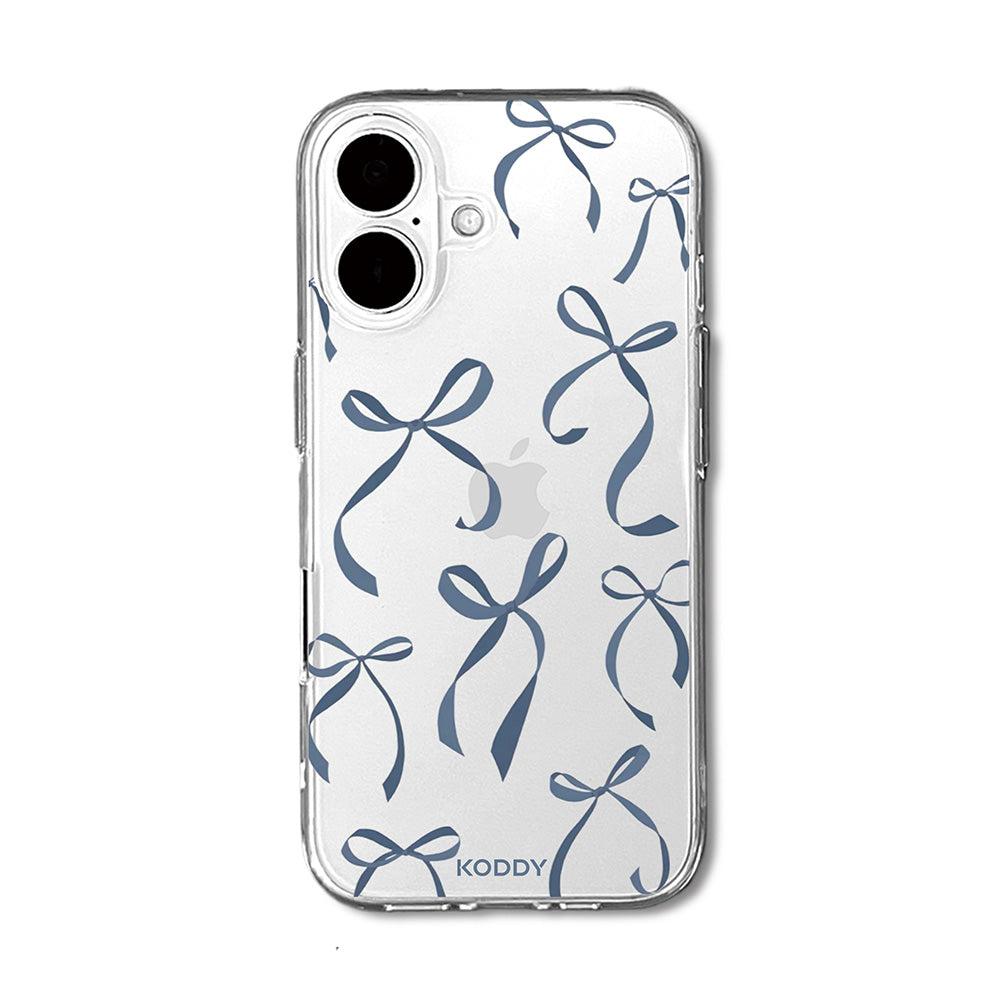 Petite Navy Ribbon Bows Phone Case-KODDY