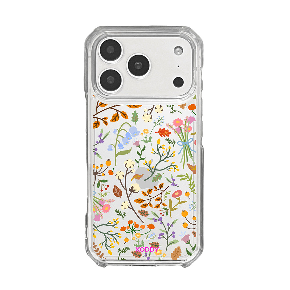 Stylish Autumn Flowers Phone Case