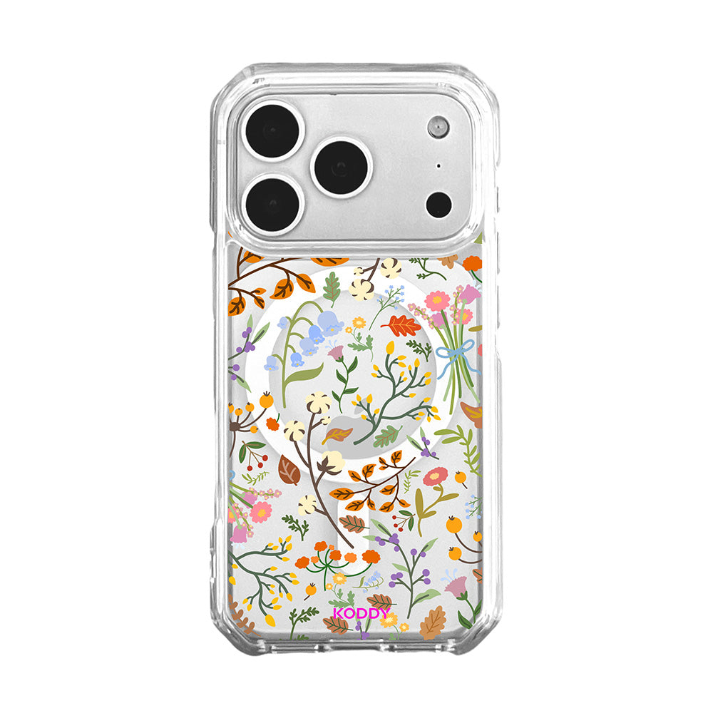 Stylish Autumn Flowers Phone Case
