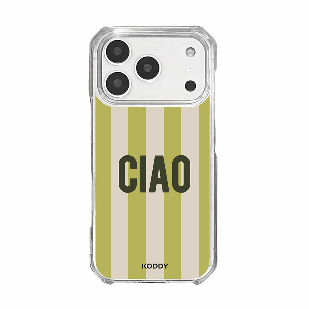 Ciao Retro Stripe Phone Case