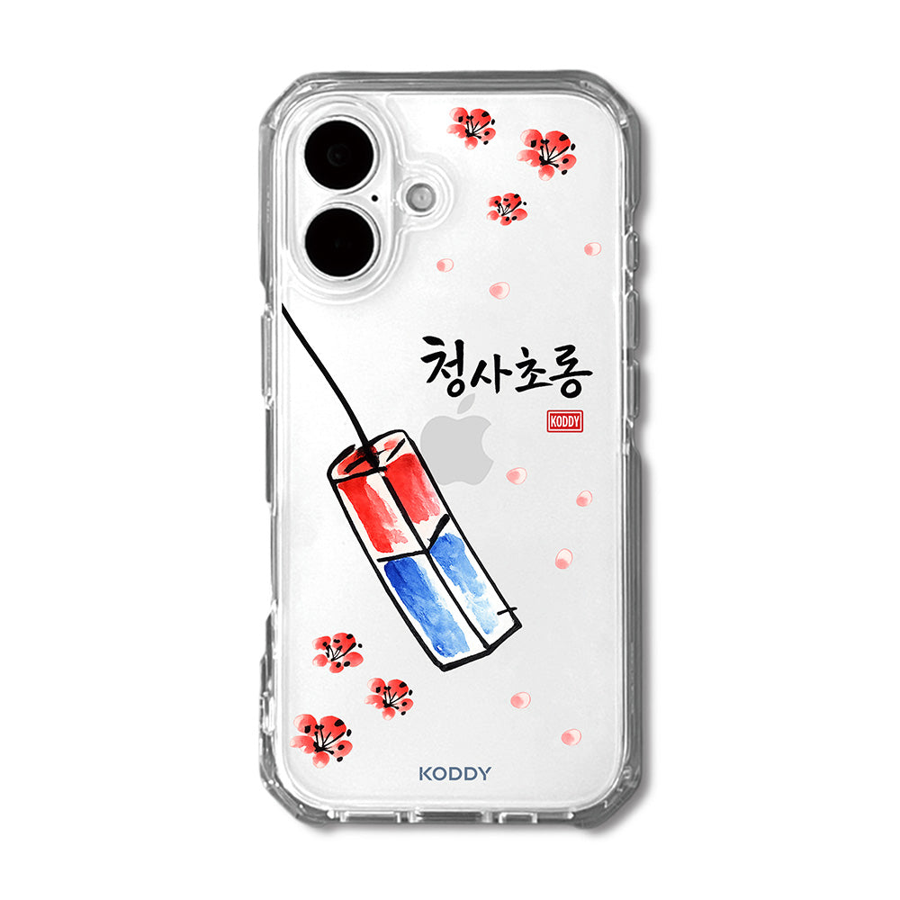 Traditional Korean Cheongsachorong Lantern Cherry Blossom Phone Case
