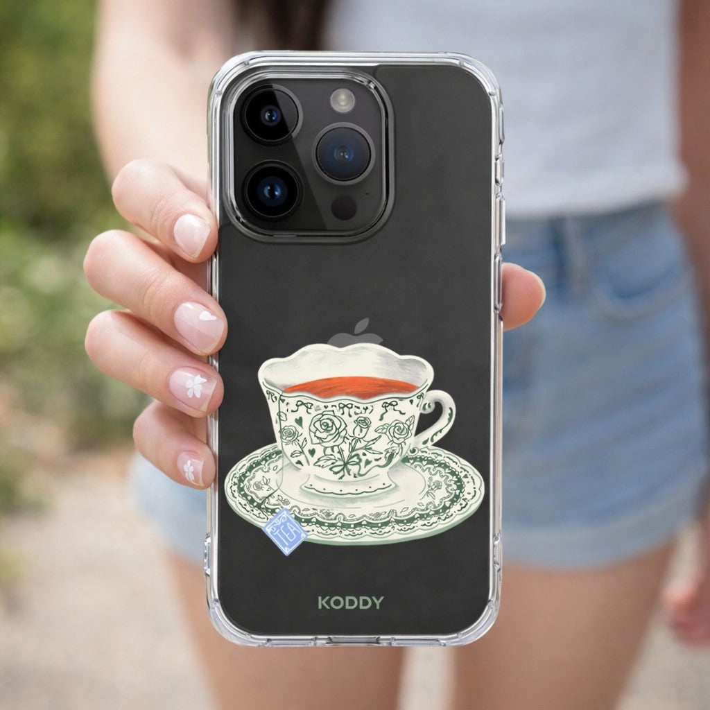 Classic Green Tea Cup Phone Case
