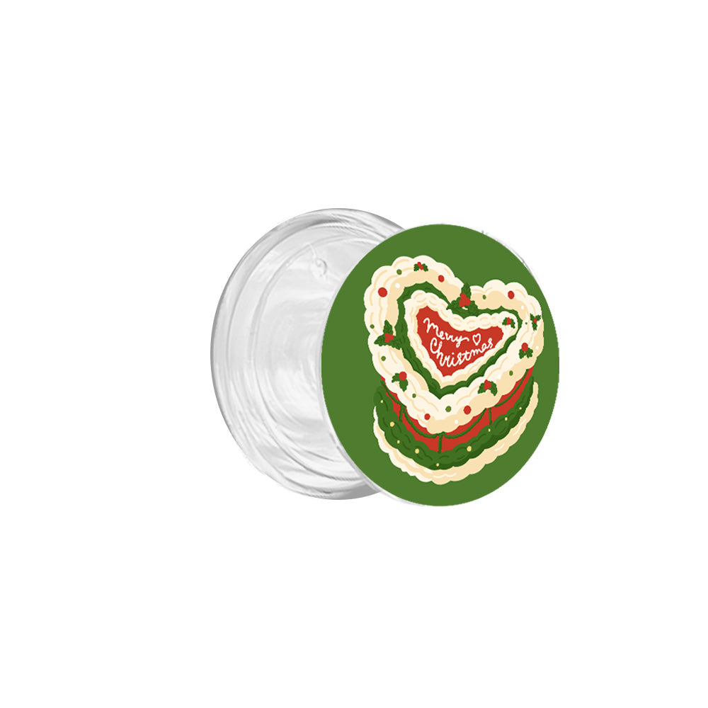 Merry Christmas Cake Phone Grip