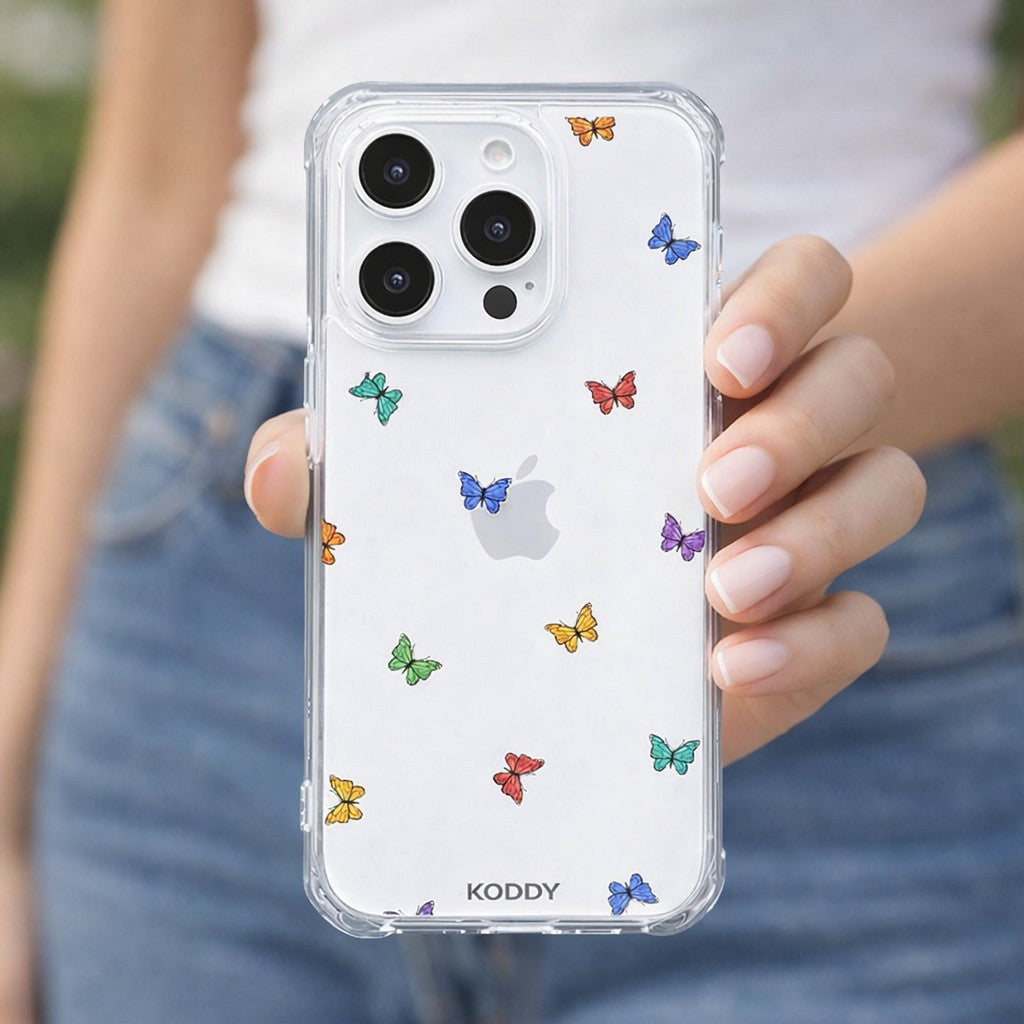 Mini Colourful Butterflies Phone Case-KODDY aesthetic iphone case UK