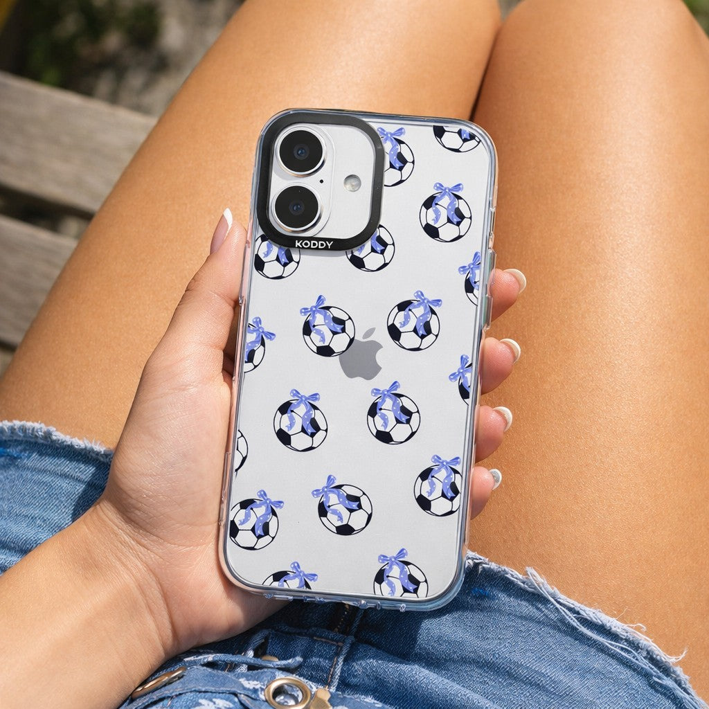 Purple Ribbon Football Gifts iPhone Case-KODDY aesthetic iphone case UK