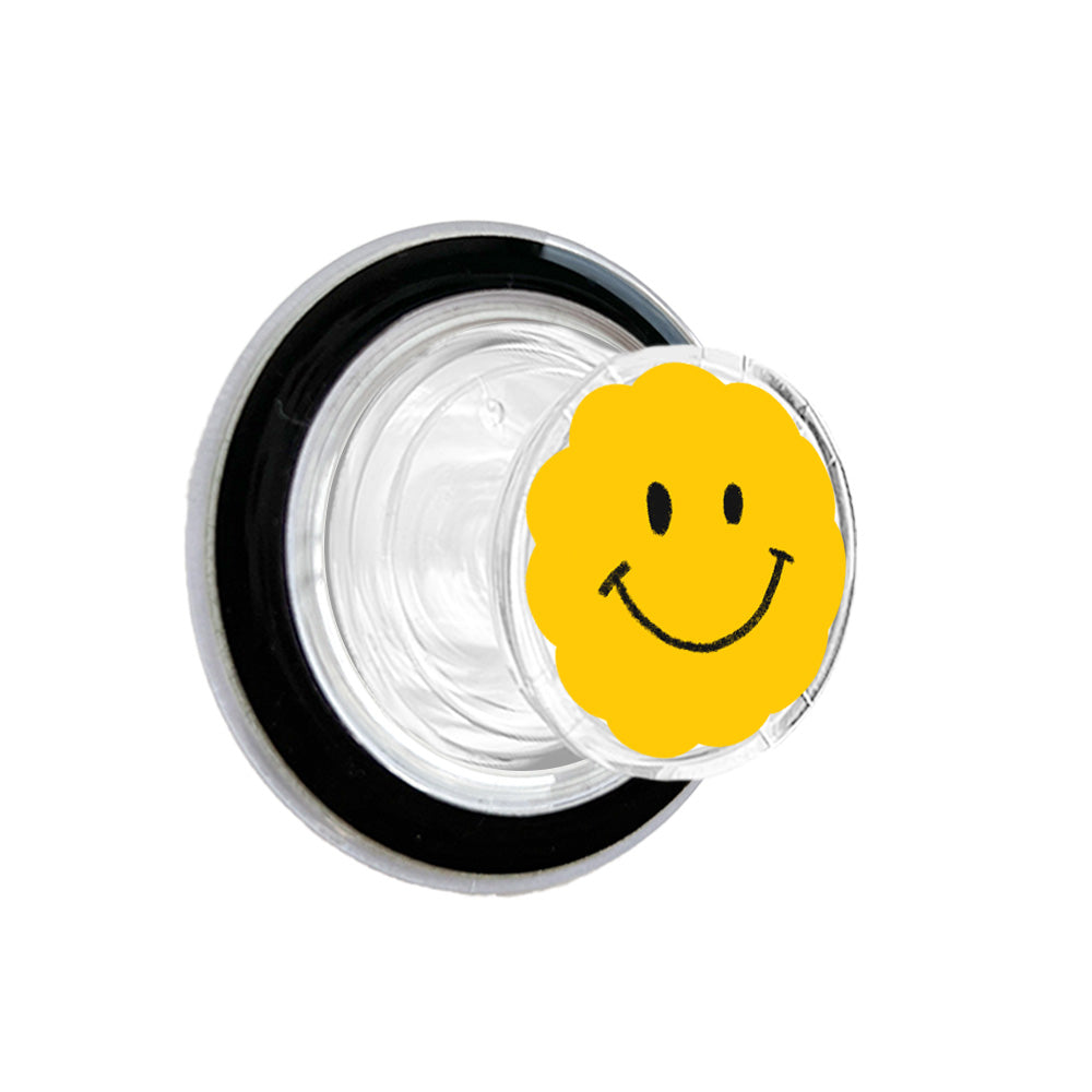 Cute & Trendy Yellow Smile Phone Grip