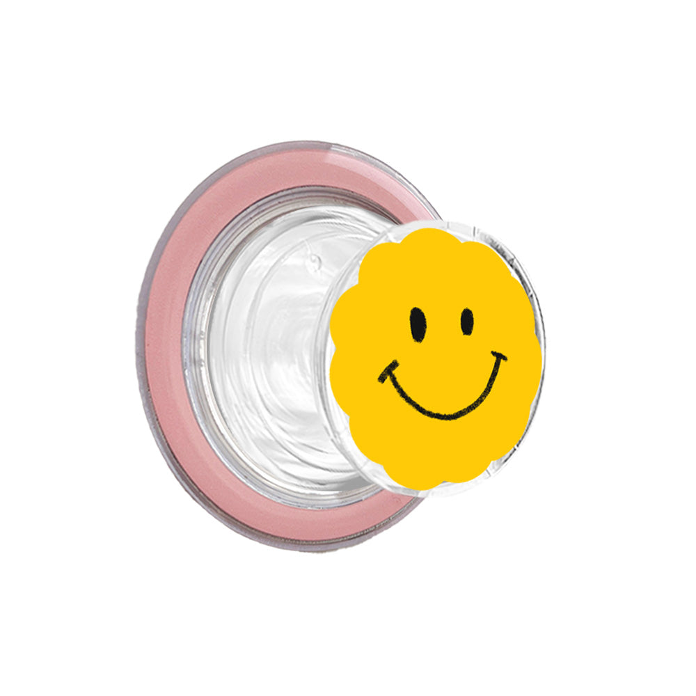 Cute & Trendy Yellow Smile Phone Grip