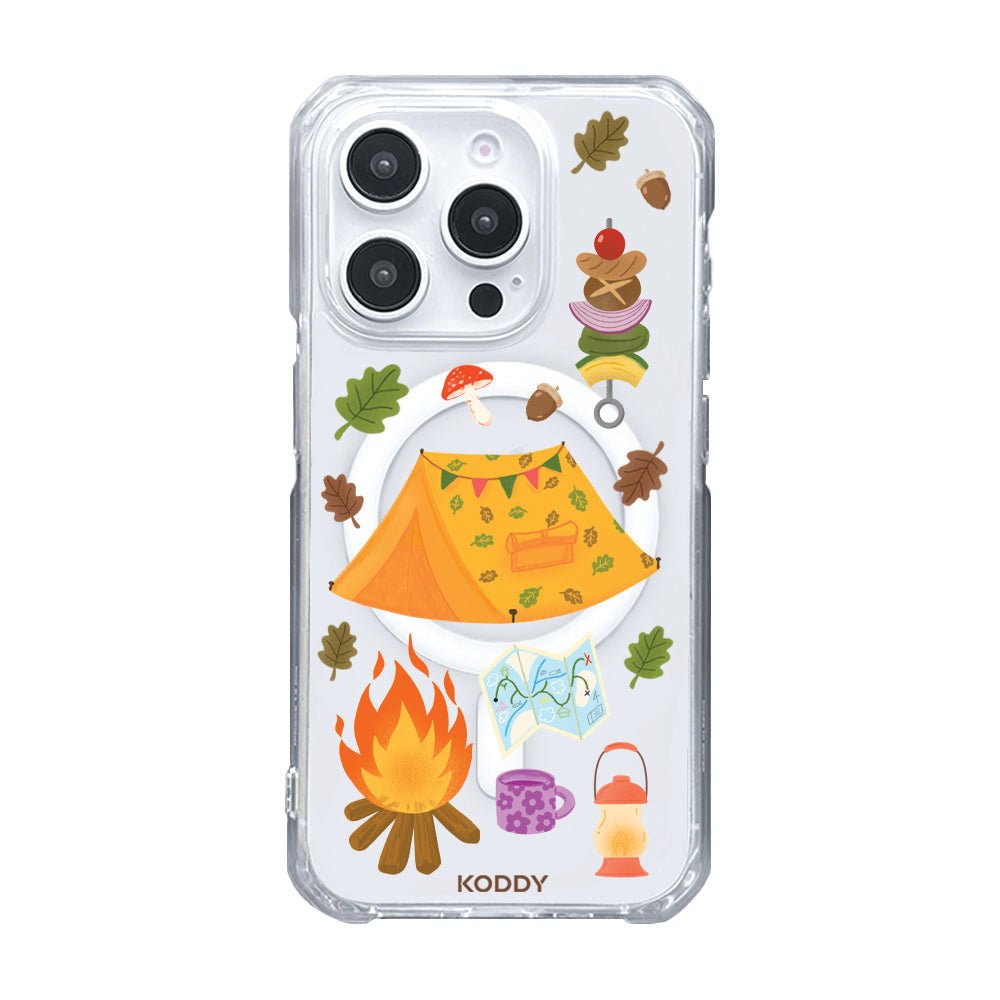 Autumn Camping Tent Phone Case-KODDY aesthetic iphone case UK