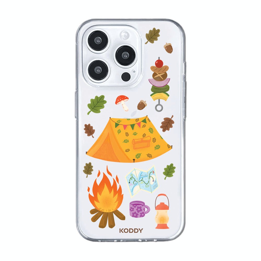 Autumn Camping Tent Phone Case-KODDY aesthetic iphone case UK