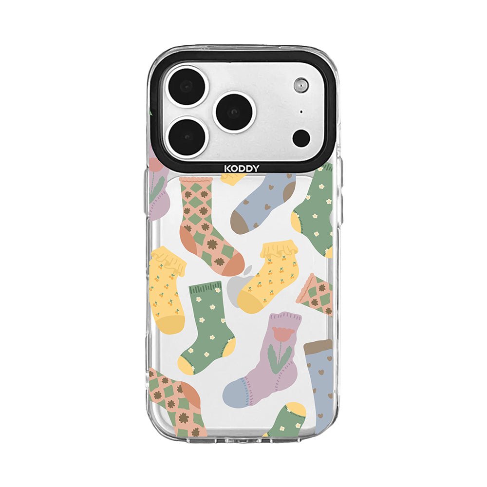 Cute Autumn Cozy Socks iPhone Case iPhone 17 Pro-KODDY
