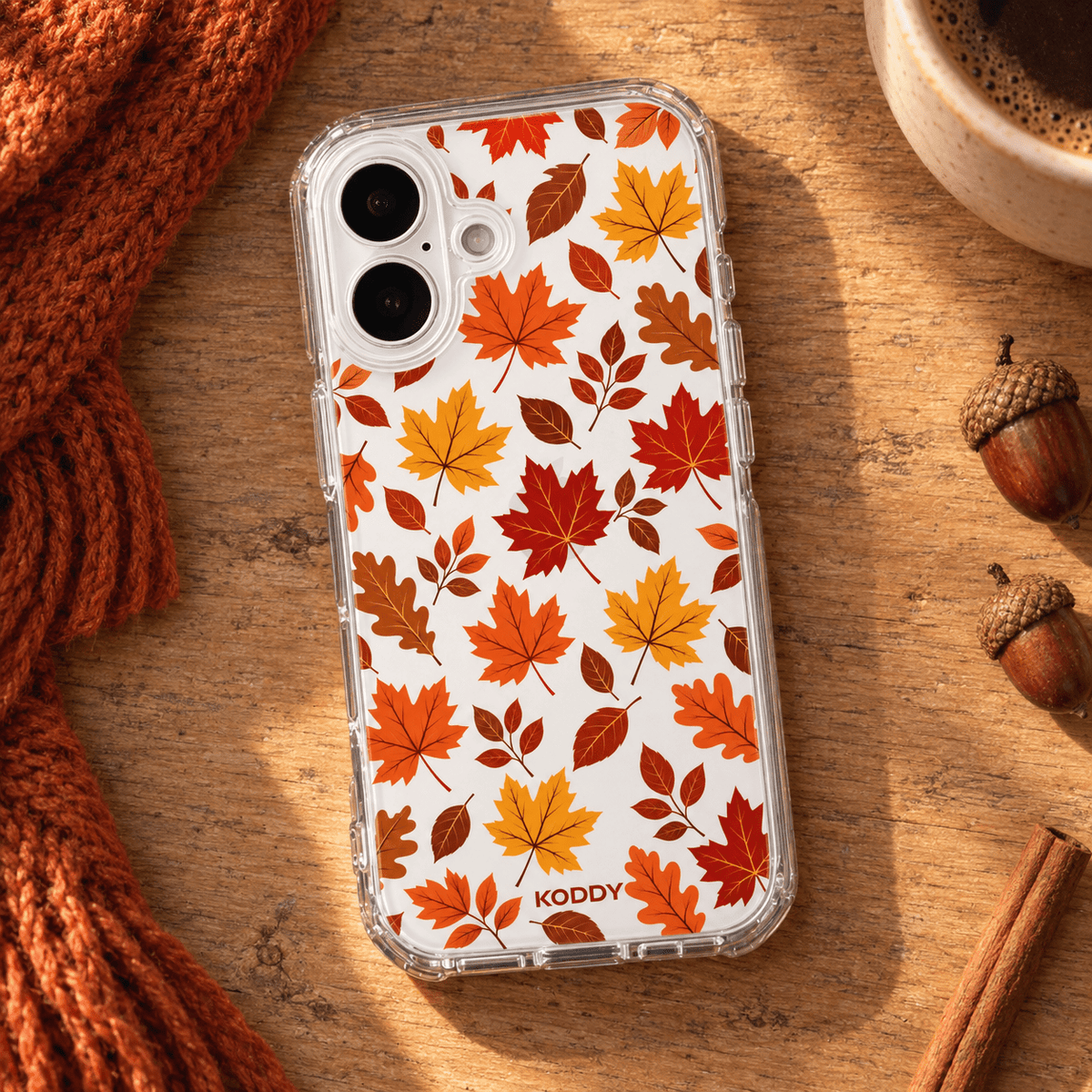 Autumn Leaves Aesthetic Phone Case-KODDY aesthetic iphone case UK