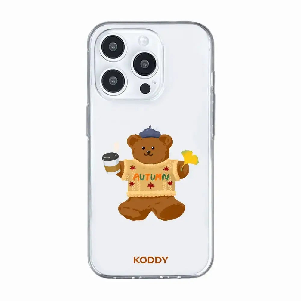 Autumn Teddy Bear Phone Case