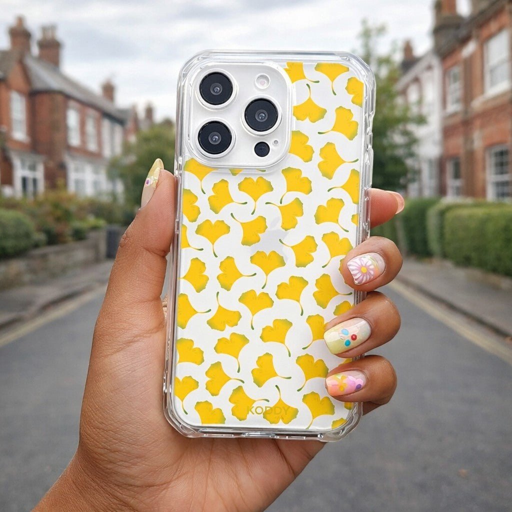 Autumn Vibes Ginkgo Leaf Phone Case - KODDY aesthetic iphone case UK