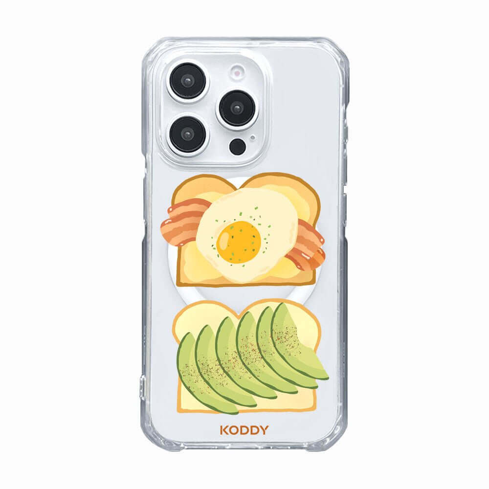 Bacon Eggs and Avocado Toast Phone Case