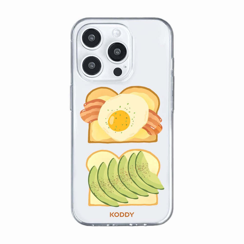 Bacon Eggs and Avocado Toast Phone Case