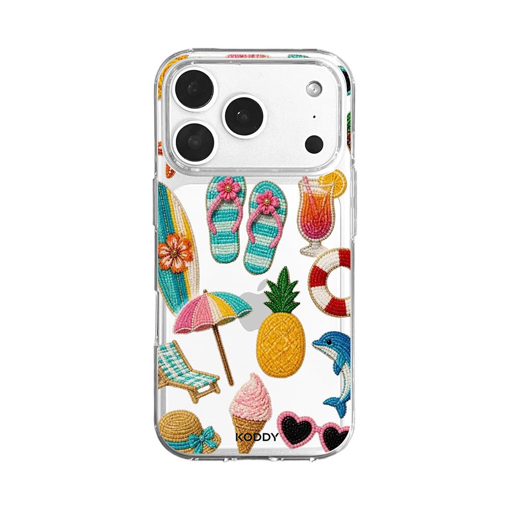 Beaded Summer Beach Charms Phone Case
