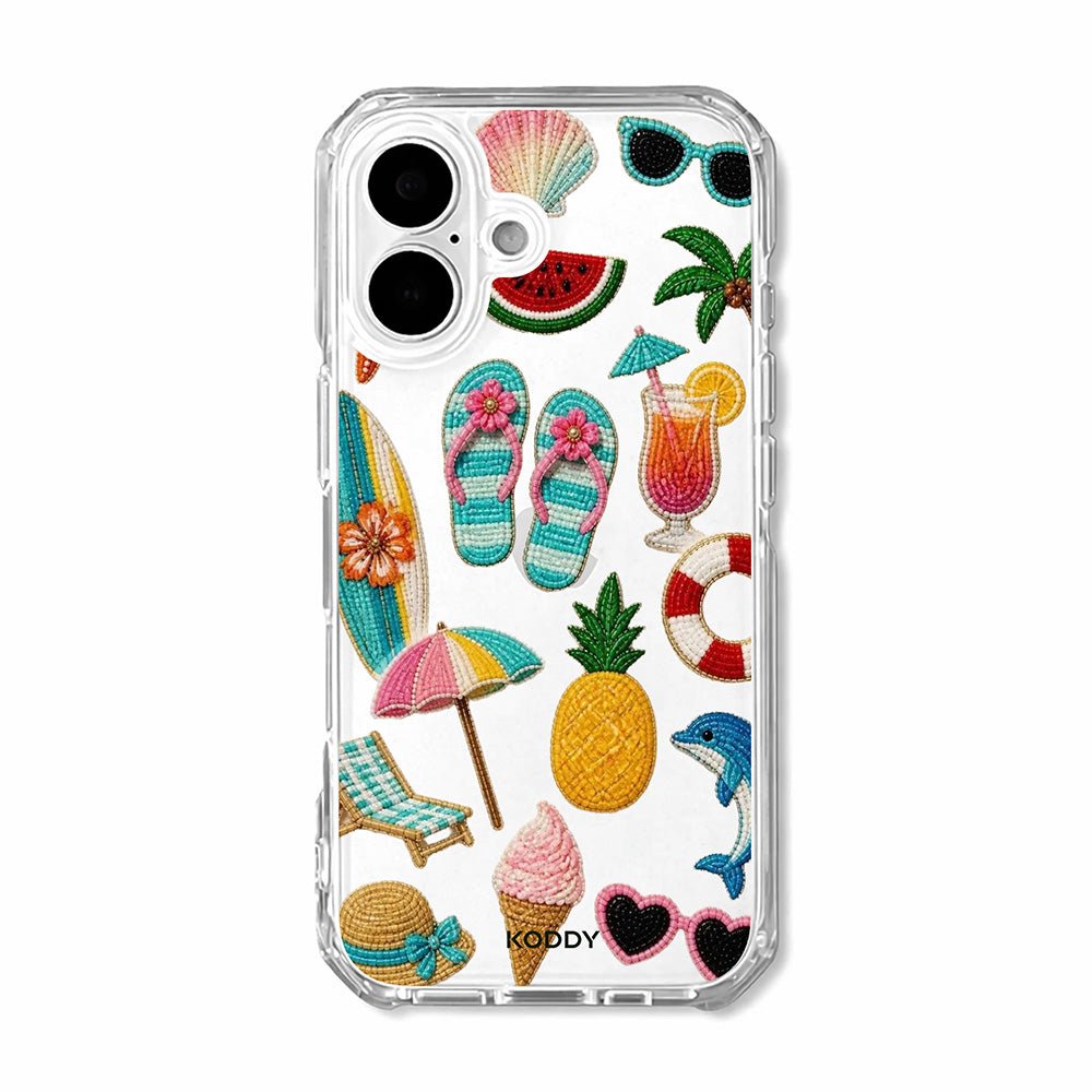 Beaded Summer Beach Charms Phone Case