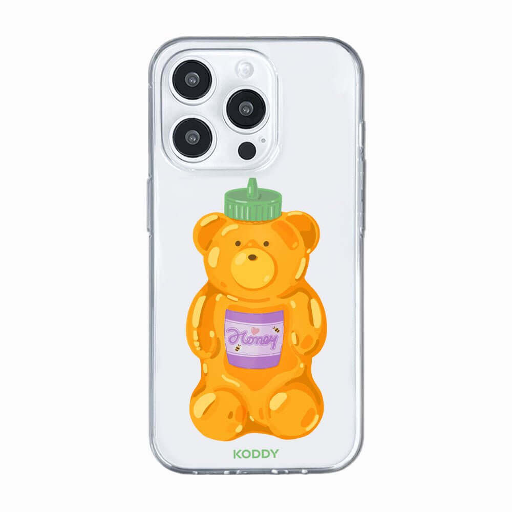 Big Honey Bear Bottle Phone Case
