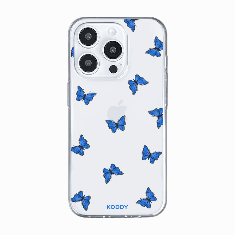 Blue Butterflies Phone Case-KODDY aesthetic iphone case UK