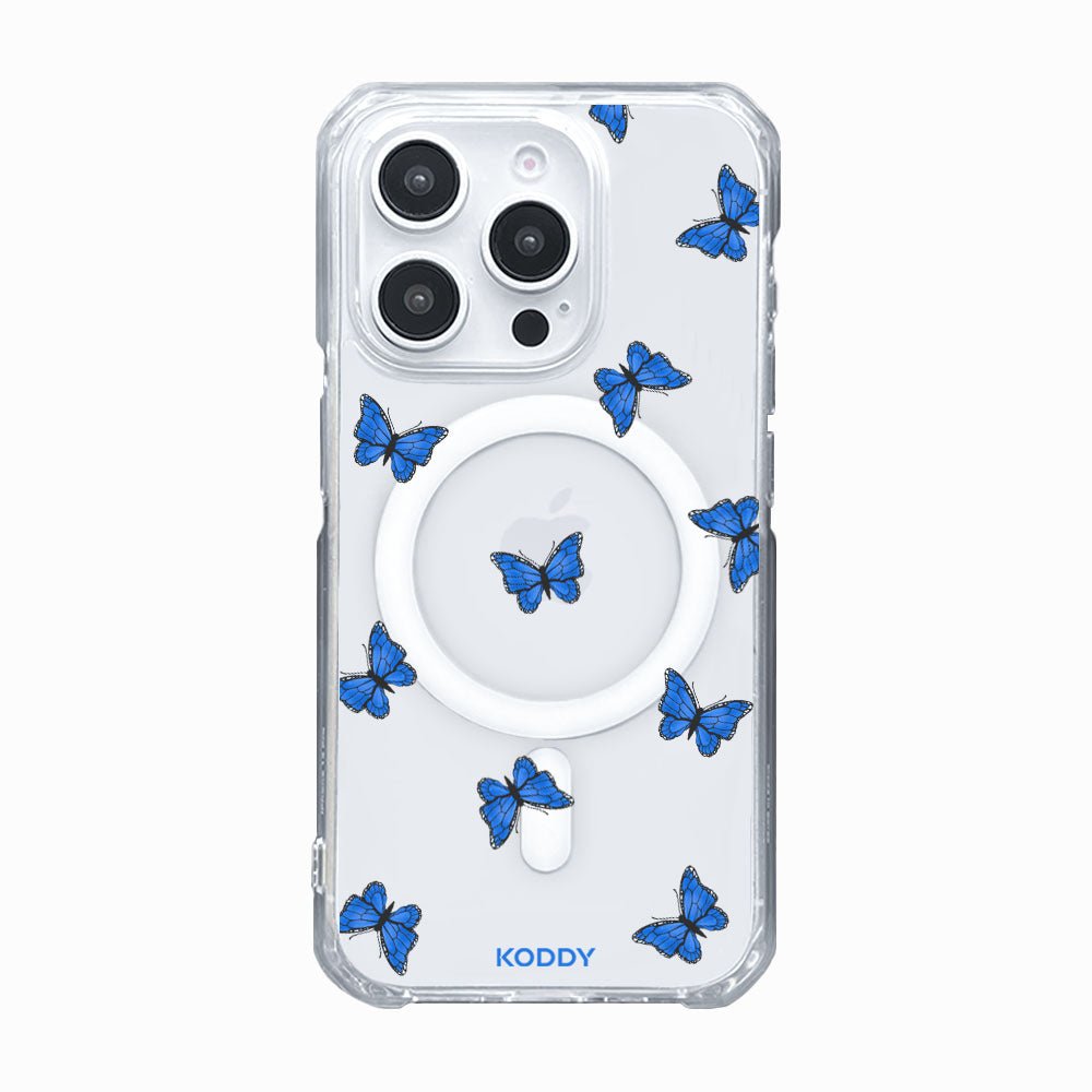 Blue Butterflies Phone Case-KODDY aesthetic iphone case UK
