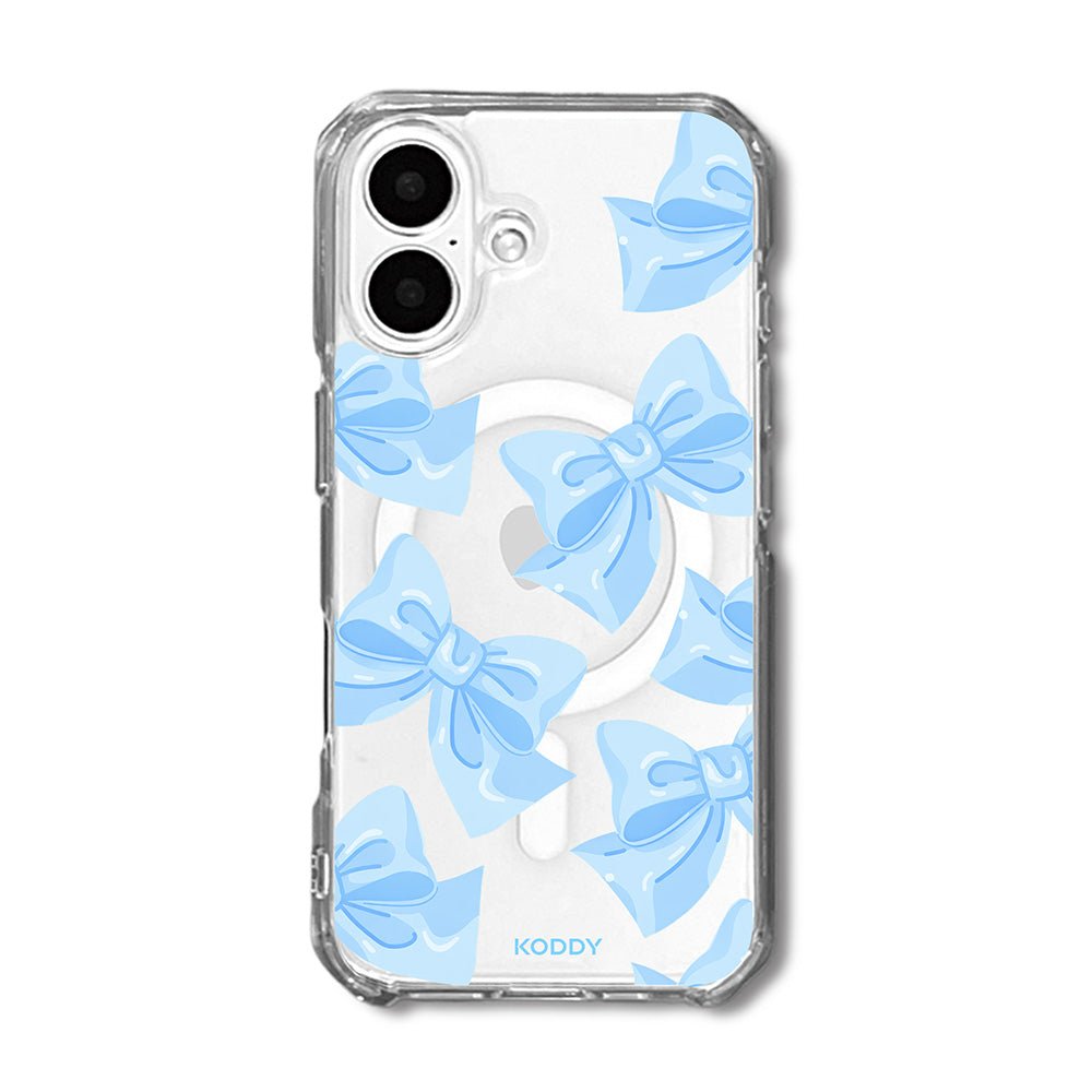 Blue Fluffy Ribbon Phone Case - KODDY