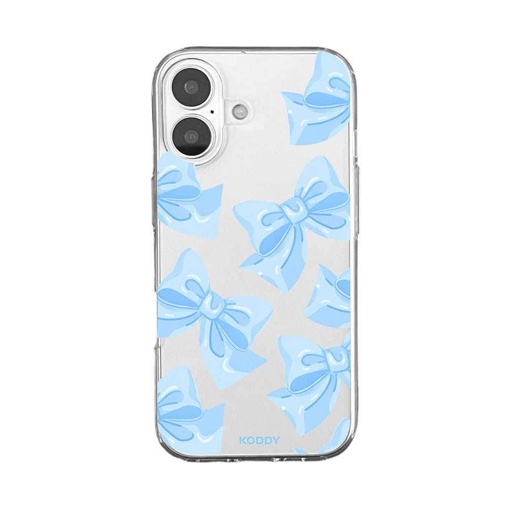Blue Fluffy Ribbon Phone Case - KODDY