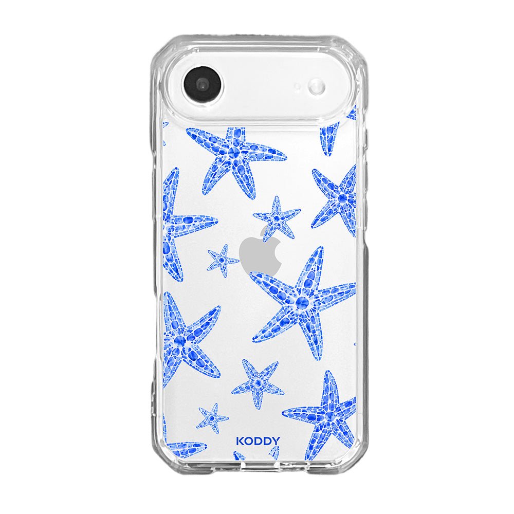 Blue Lagoon Starfish Clear Phone Case