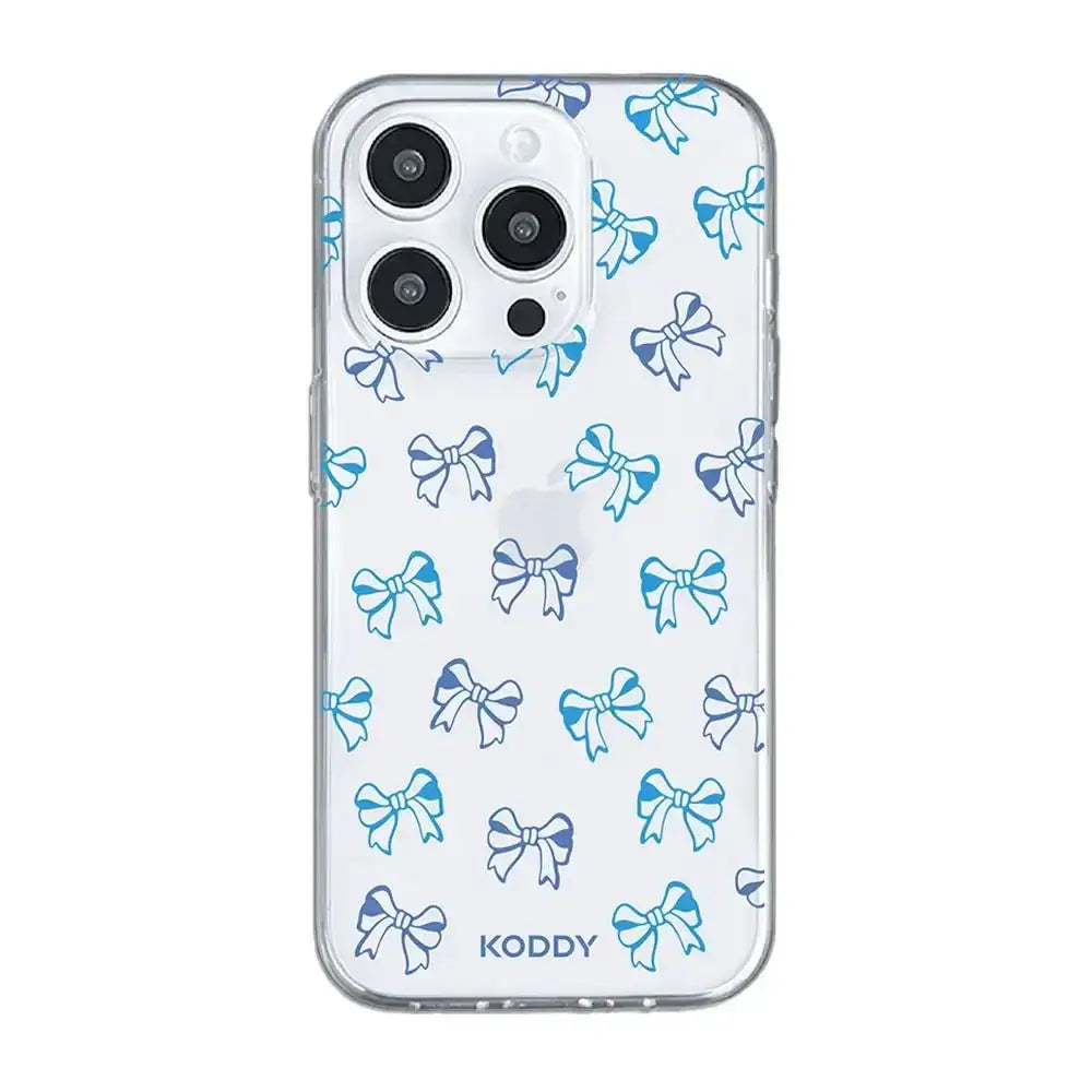 Cute Blue Ribbon Bow Phone Case-KODDY