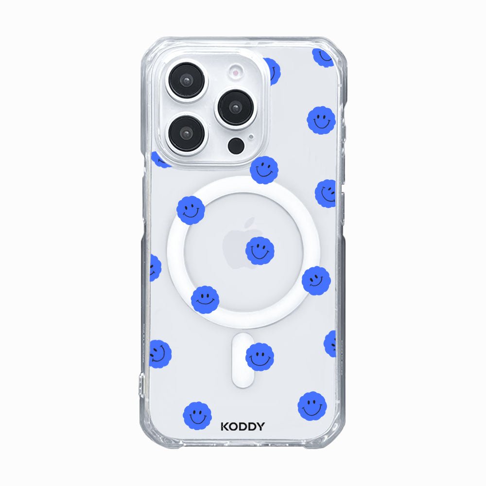 Blue Smiles Phone Case-KODDY aesthetic iphone case UK