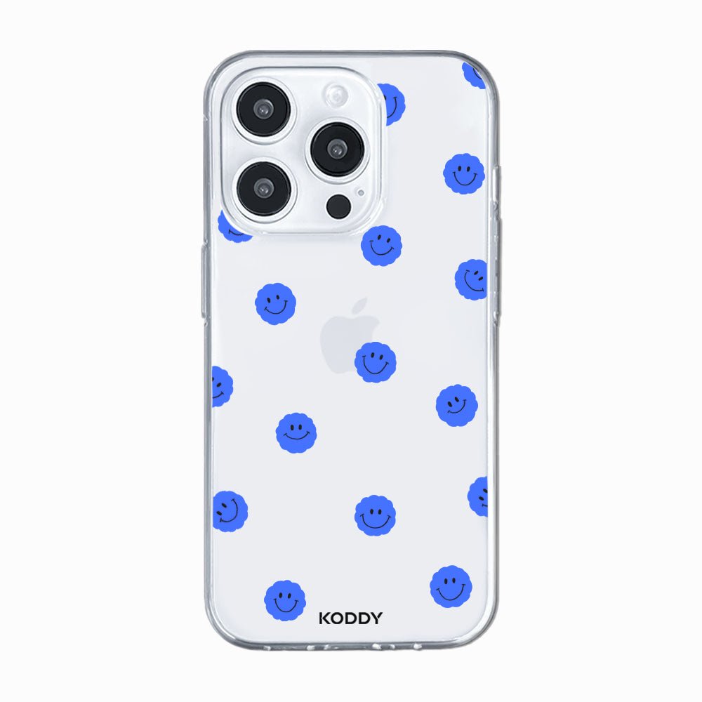 Blue Smiles Phone Case-KODDY aesthetic iphone case UK