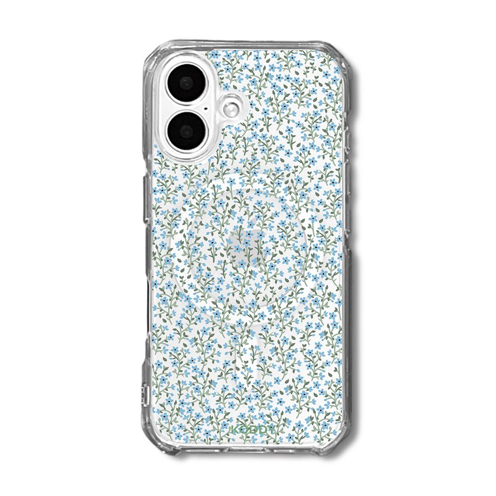 Blue Wildflower Floral Phone Case - KODDY