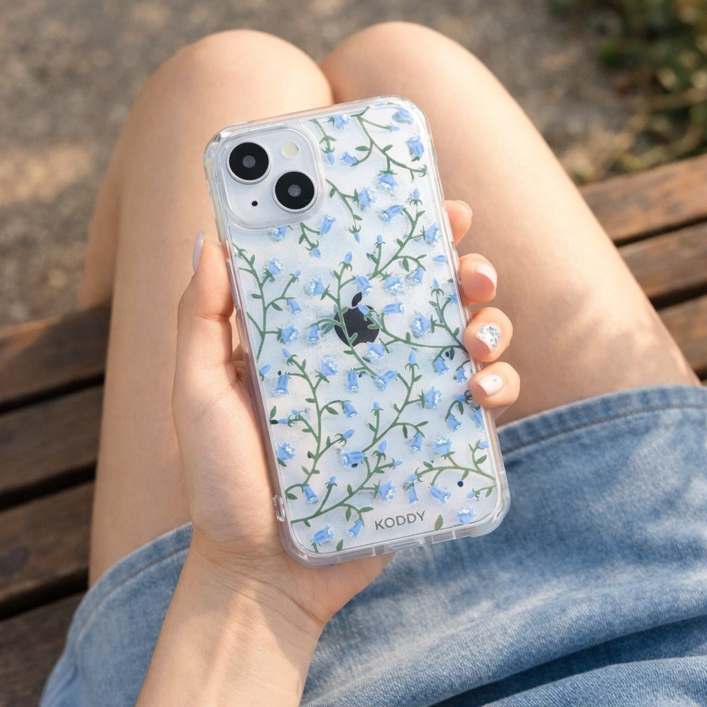 Bluebell Flower Phone Case - KODDY aesthetic iphone case UK