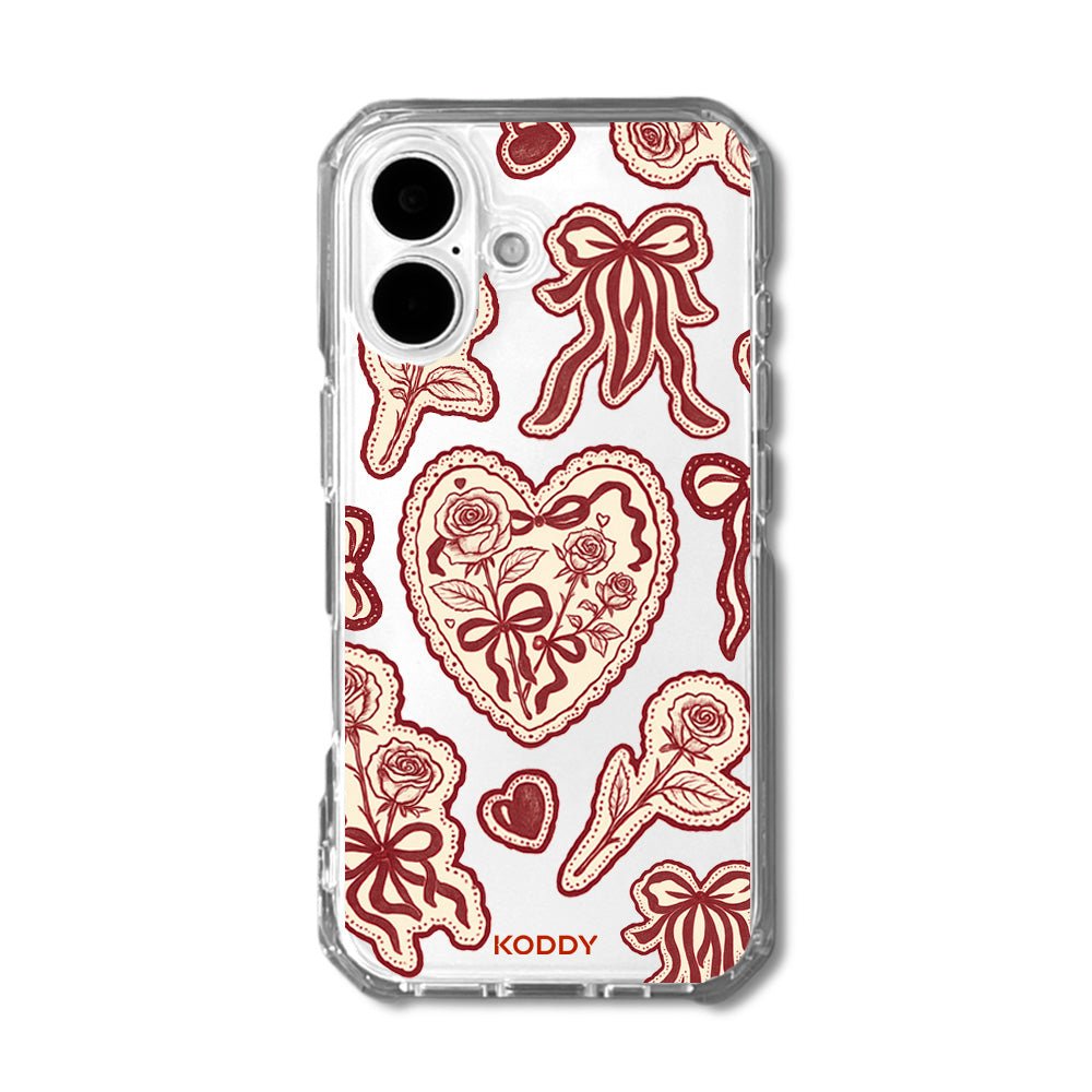 Burgundy Lace Phone Case - KODDY