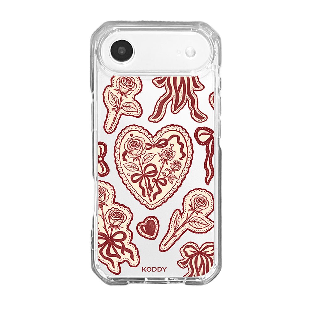 Burgundy Lace Phone Case - KODDY