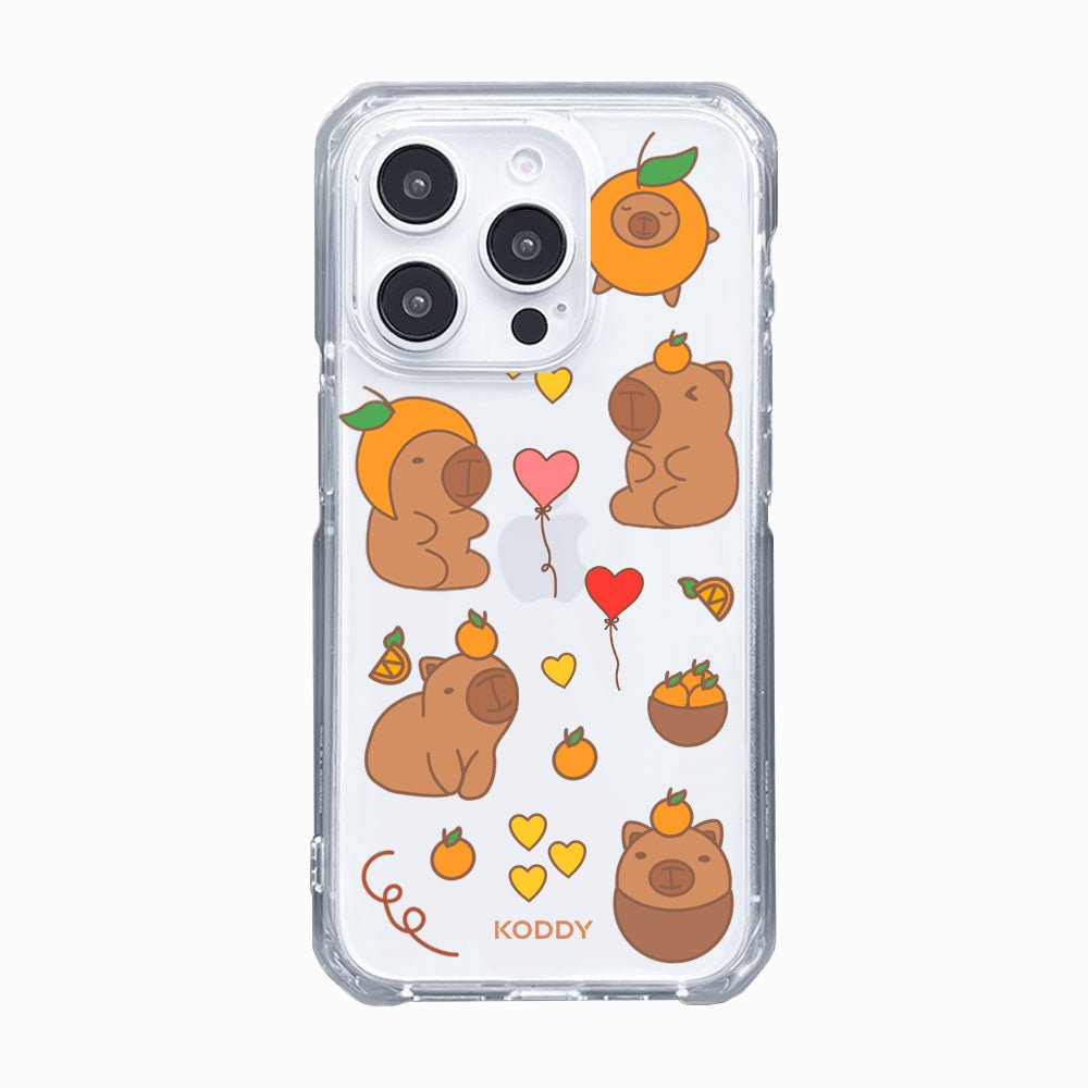 Cute Capybara Delight Phone Case-KODDY