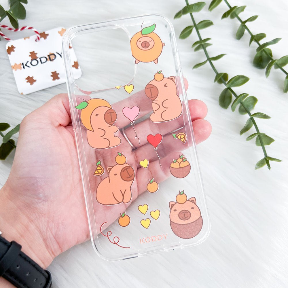 Cute Capybara Delight Phone Case-KODDY