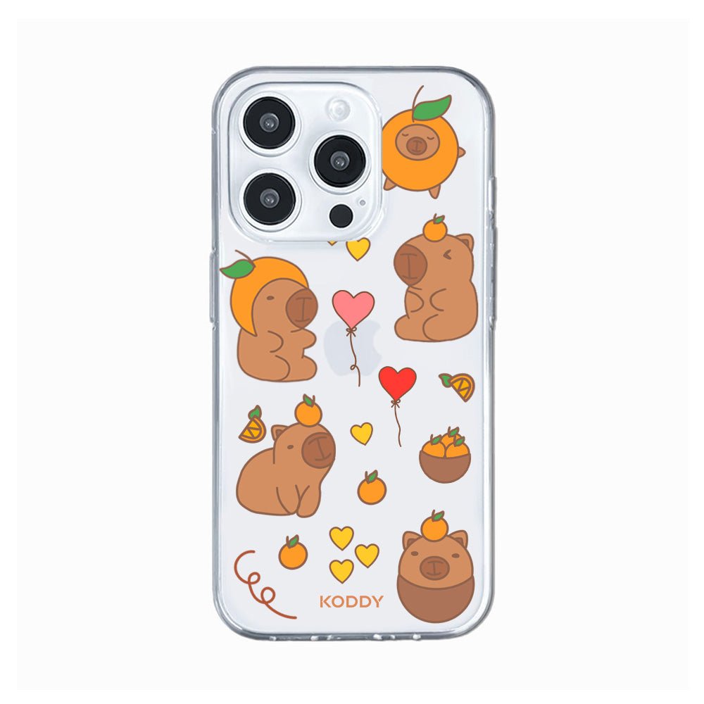 Cute Capybara Delight Phone Case-KODDY