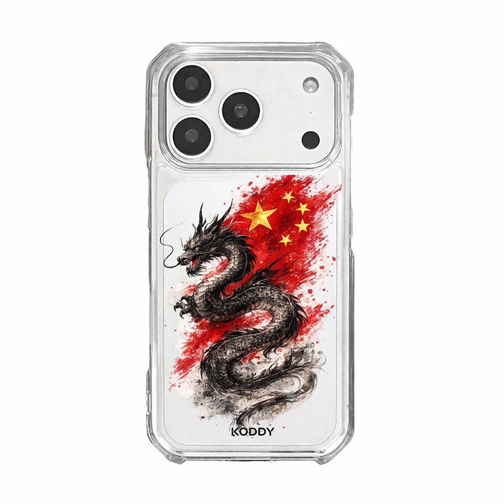 China Flag Dragon Phone Case-KODDY aesthetic iphone case UK