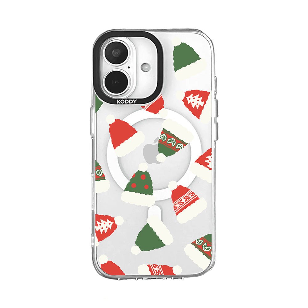 Pink Bubble Pattern Hearts iPhone Case - KODDY