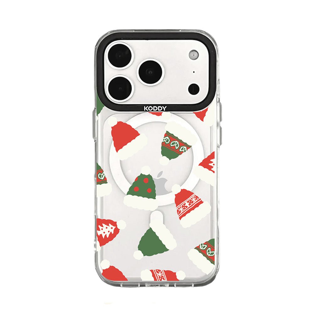 Pink Bubble Pattern Hearts iPhone Case - KODDY