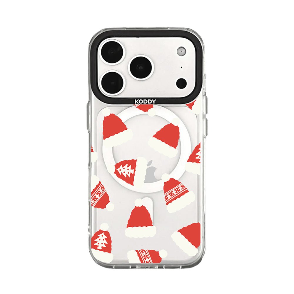 Christmas Red Pom-Pom Hats iPhone Case