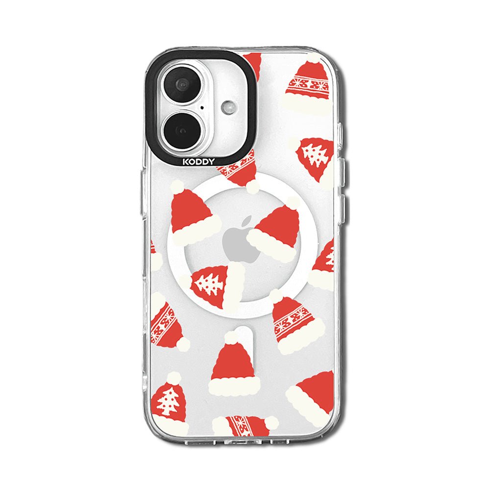 Christmas Red Pom-Pom Hats iPhone Case