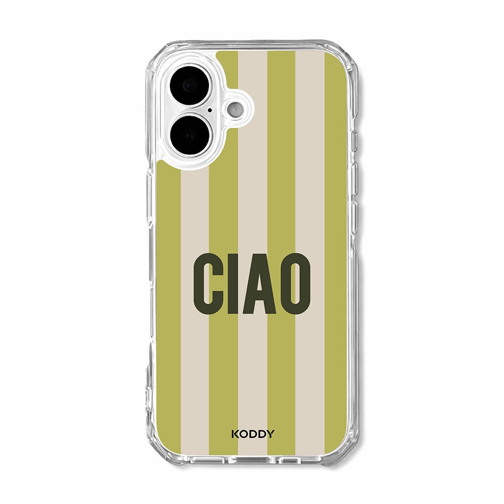 Ciao Retro Stripe Phone Case