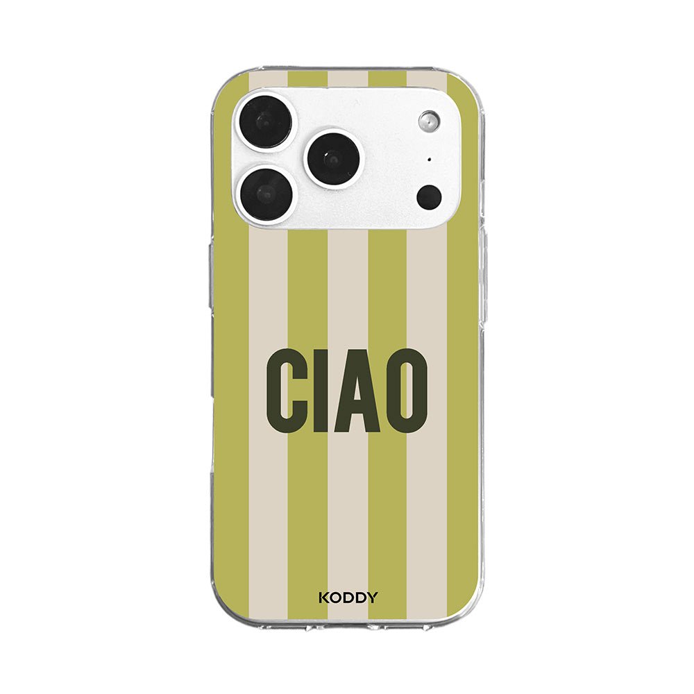Ciao Retro Stripe Phone Case