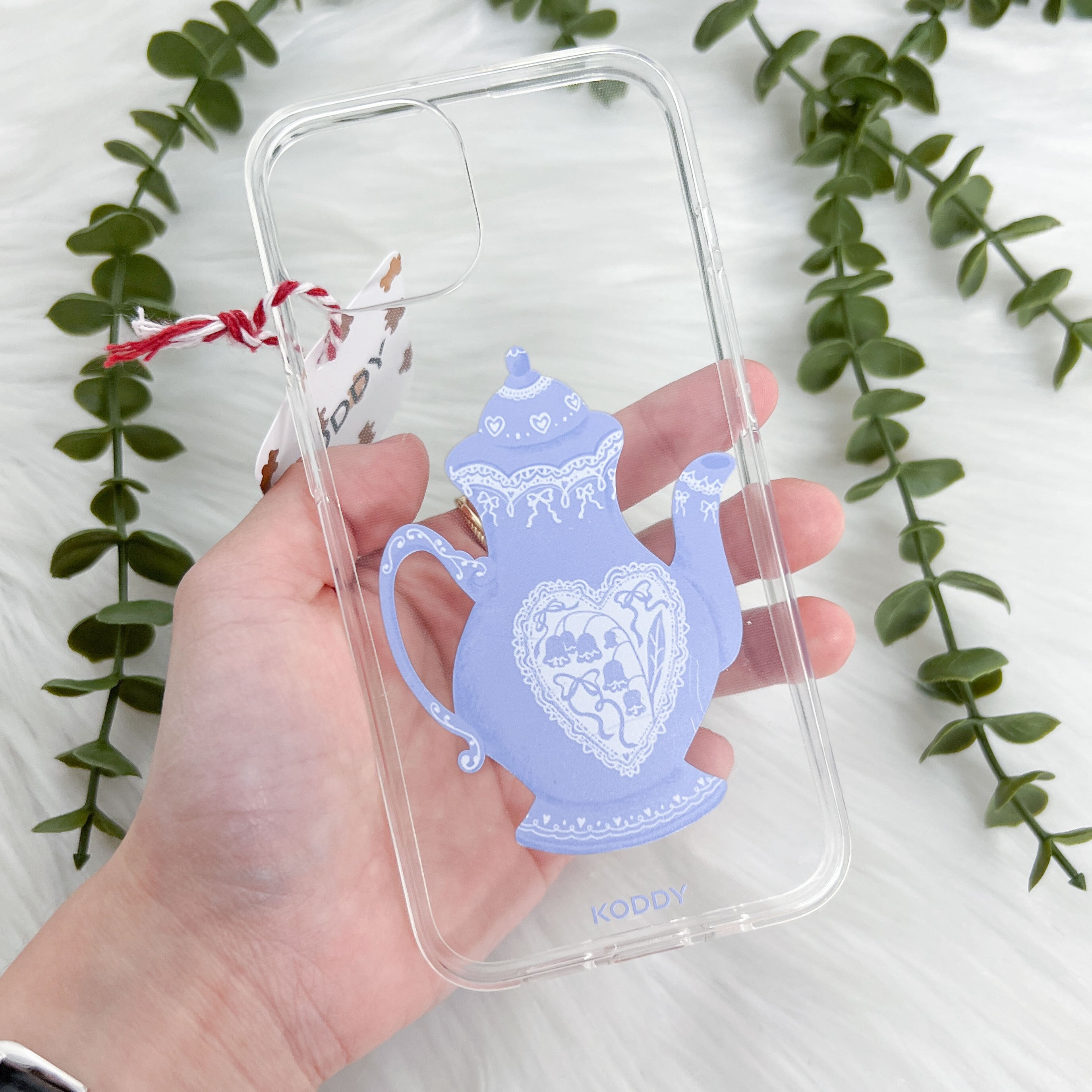 Classic Blue Teapot Phone Case - KODDY
