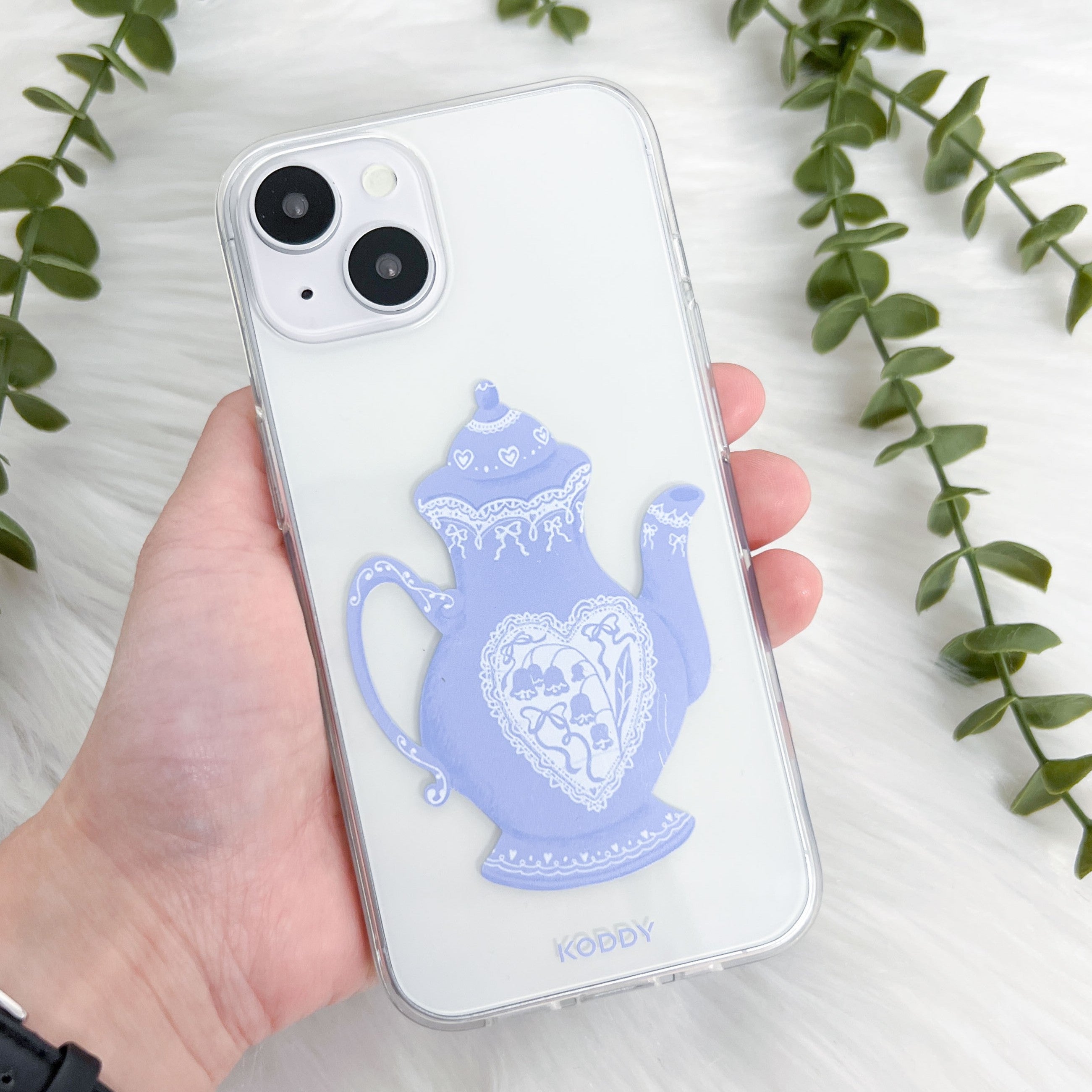 Classic Blue Teapot Phone Case - KODDY